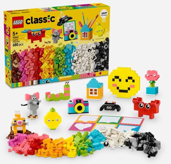 LEGO CLASSIC Scatola della Felicita’ Creativa 11042 (In box 38×26 cm)…x6